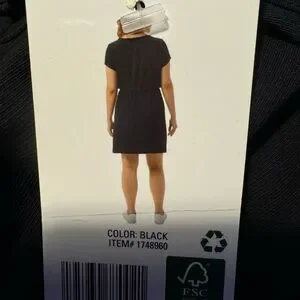 32 Degrees | Dresses | 32 Degrees Ladies Twill Dress Soft Feel Cool Twill  Fabric Black L Pockets | Poshmark